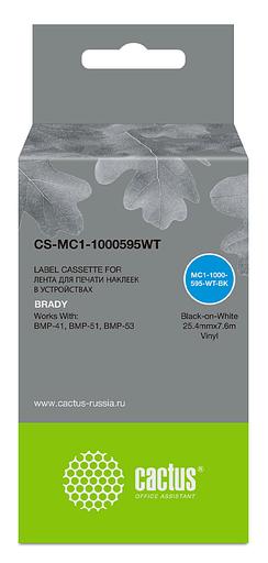 Картридж ленточный Cactus CS-MC1-1000595WT черный для Brady BMP-41/BMP-51/BMP-53-PC-Linked фото 1