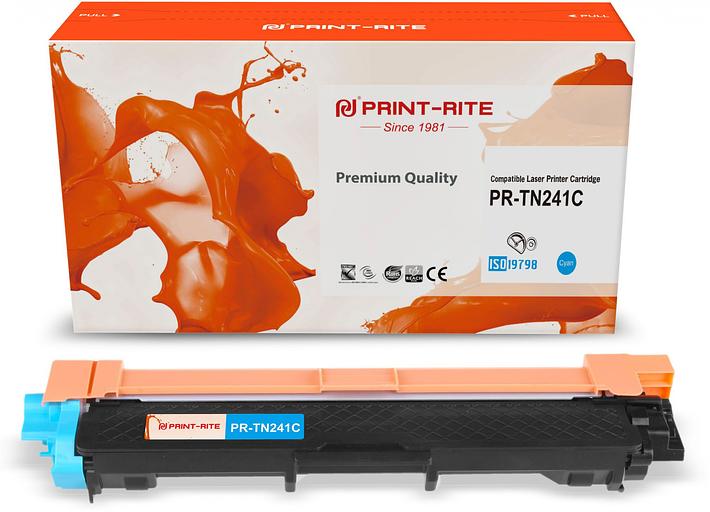Картридж лазерный Print-Rite TFB684CPU1J PR-TN241C TN-241C голубой (1400стр.) для Brother HL-3170CDW фото 2