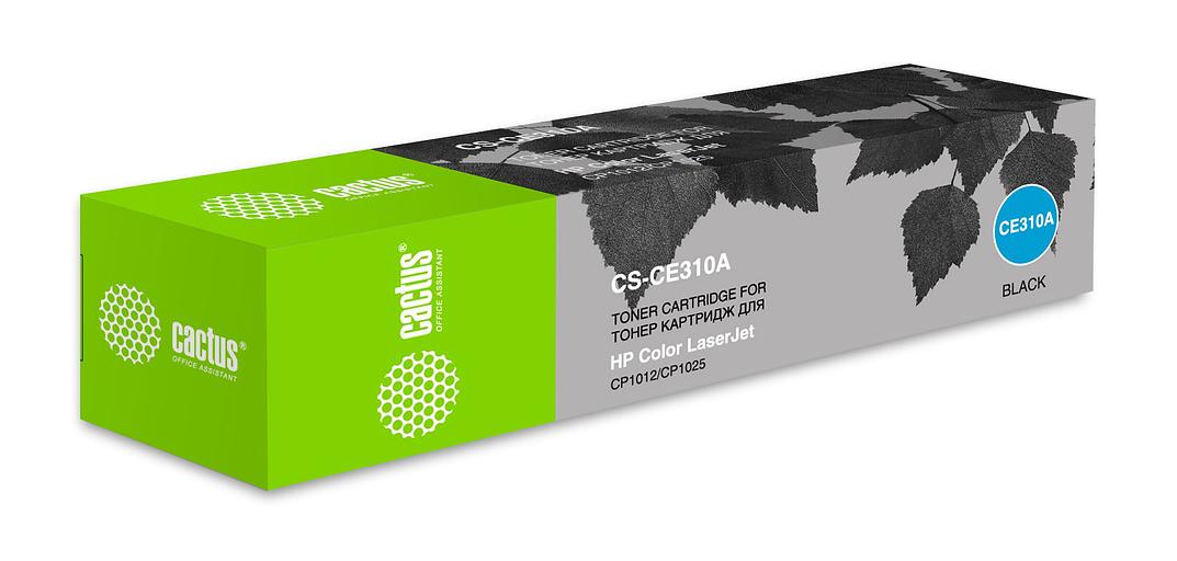 Картридж лазерный Cactus CS-CE310A CE310A черный (1200стр.) для HP CLJ CP1012/CP1025 фото 6