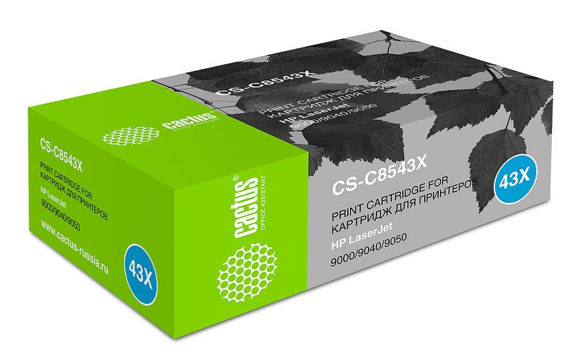 Картридж лазерный Cactus CS-C8543X С8345X черный (30000стр.) для HP LJ 9000/9040/9050 фото 1