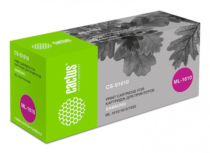 Картридж лазерный Cactus CS-S1610 ML-1610D2 черный (2000стр.) для Samsung ML-1610/1615 фото 1