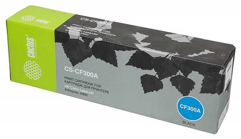 Картридж лазерный Cactus CS-CF300A CF300A черный (29500стр.) для HP CLJ Ent M880 фото 1