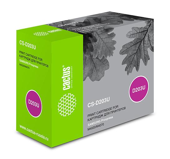 Картридж лазерный Cactus CS-D203U MLT-D203U черный (15000стр.) для Samsung ProXpress M4020/M4070 фото 1