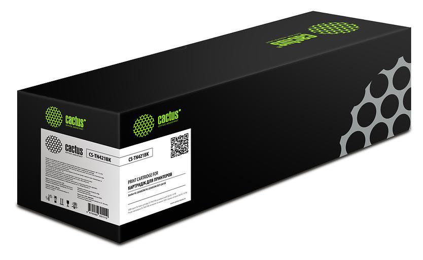 Картридж лазерный Cactus CS-TN421BK TN-421BK черный (3000стр.) для Brother HL-L8260CDW/HL-L8360CDW/DCP-L8410CDW/MFC-L8690CDW/MFC-L8900CDW фото 1