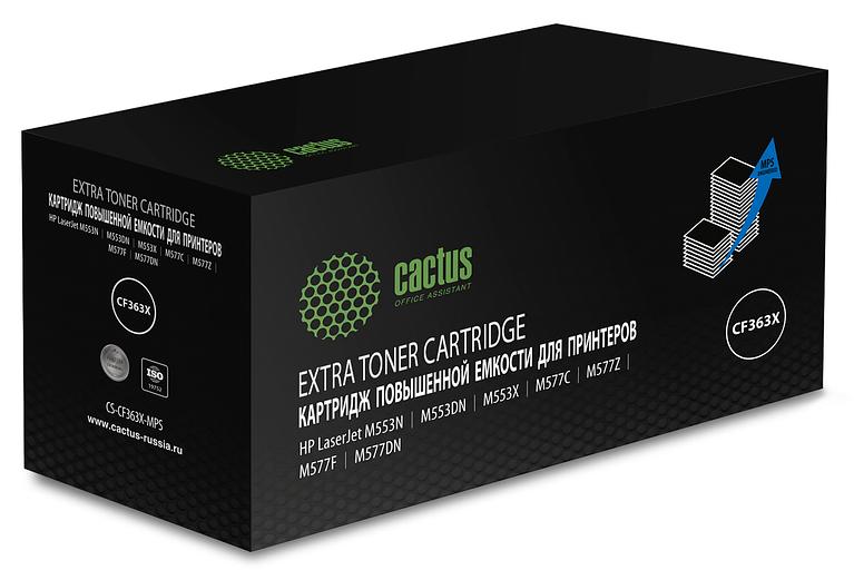 Картридж лазерный Cactus CS-CF363X-MPS CF363XX пурпурный (18000стр.) для HP CLJ M552dn/M553dn/M553N/M553x фото 1