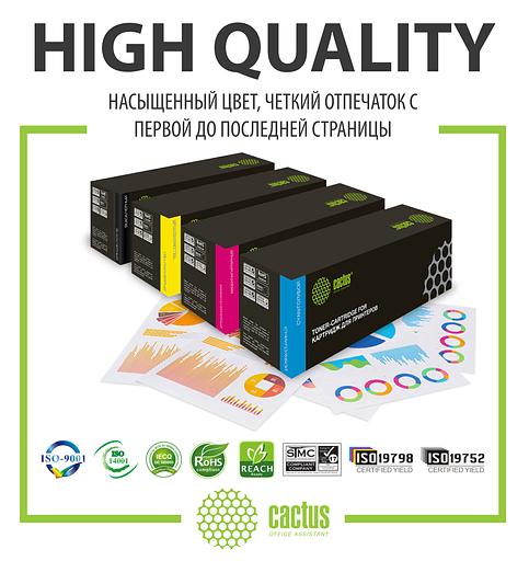 Картридж лазерный Cactus CS-EXV54C C-EXV54C голубой (8500стр.) для Canon ImageRunner C3025/C3025i MFP фото 3