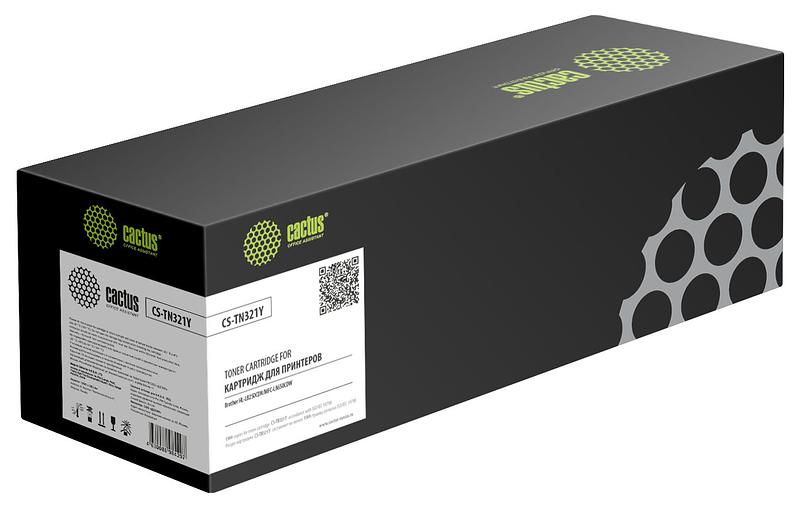 Картридж лазерный Cactus CS-TN321Y TN-321Y желтый (1500стр.) для Brother HL-L8250CDN/MFC-L8650CDW фото 1