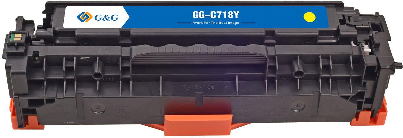 Картридж лазерный G&G GG-C718Y желтый (2900стр.) для Canon MF8330i/MF8330/MF8350/LBP7200 фото 2