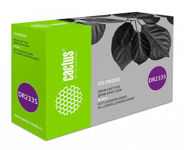 Блок фотобарабана Cactus CS-DR2335 DR-2335 черный ч/б:12000стр. для L2500/2520/2540/HL2300/2340/2360/MFC2700 Brother фото 1