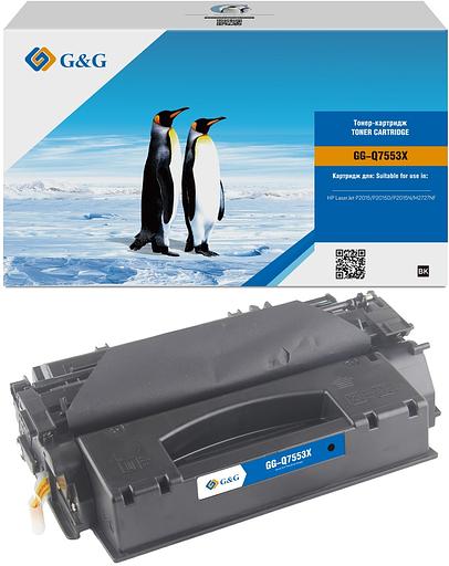Картридж лазерный G&G GG-Q7553X черный (7000стр.) для HP LJ P2010/P2014/P2015/M2727nf MFP фото 2