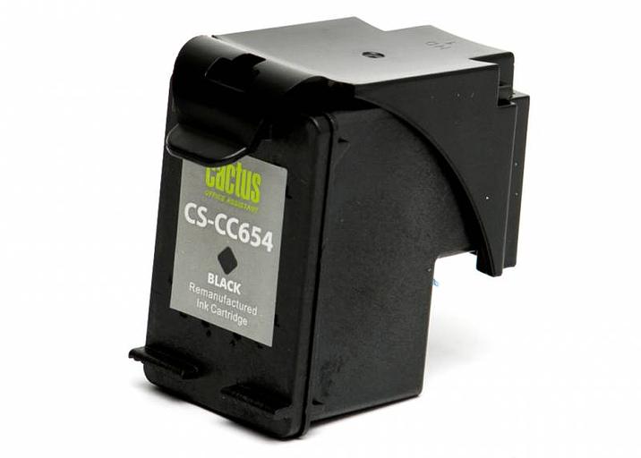 Картридж струйный Cactus CS-CC654 №901 черный (18мл) для HP DJ 4500/J4580/J4660/J4680 фото 2