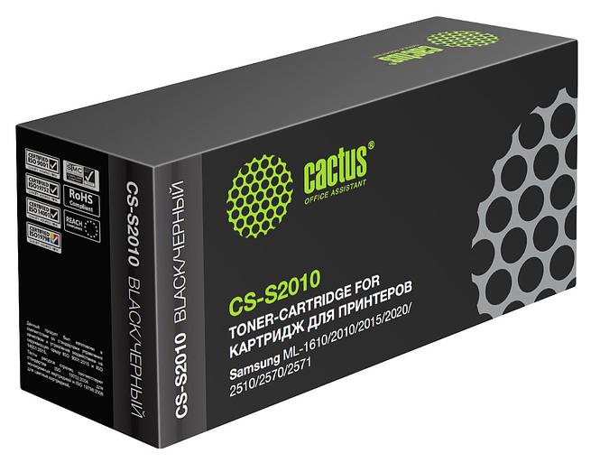 Картридж лазерный Cactus CS-S2010 ML-2010D3 черный (3000стр.) для Samsung ML-1610/2010/2015/2020/2510/2570/2571 фото 1
