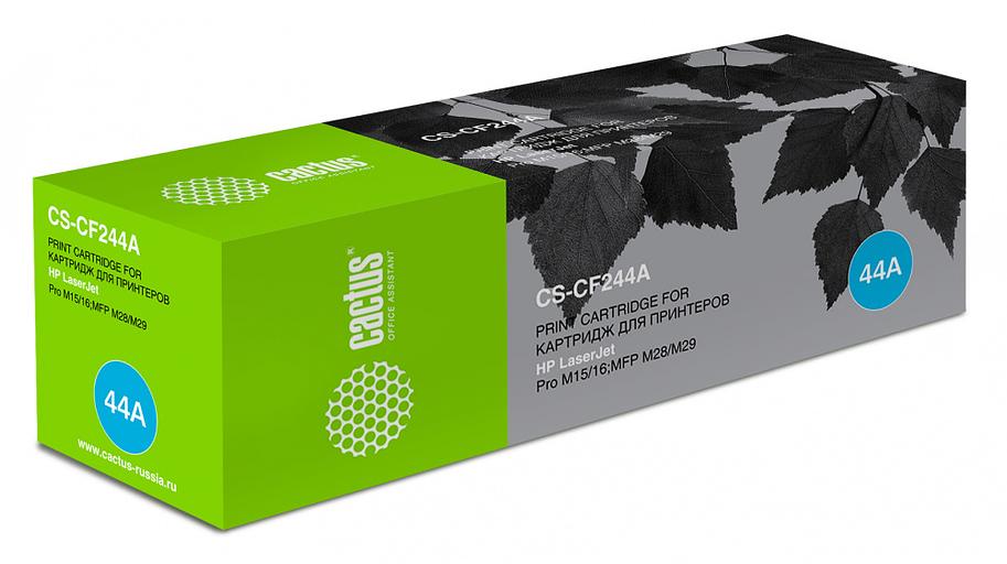 Картридж лазерный Cactus CS-CF244A CF244A черный (1000стр.) для HP LJ M15 Pro/M15a Pro/M28a Pro MFP/M28w Pro MFP фото 1