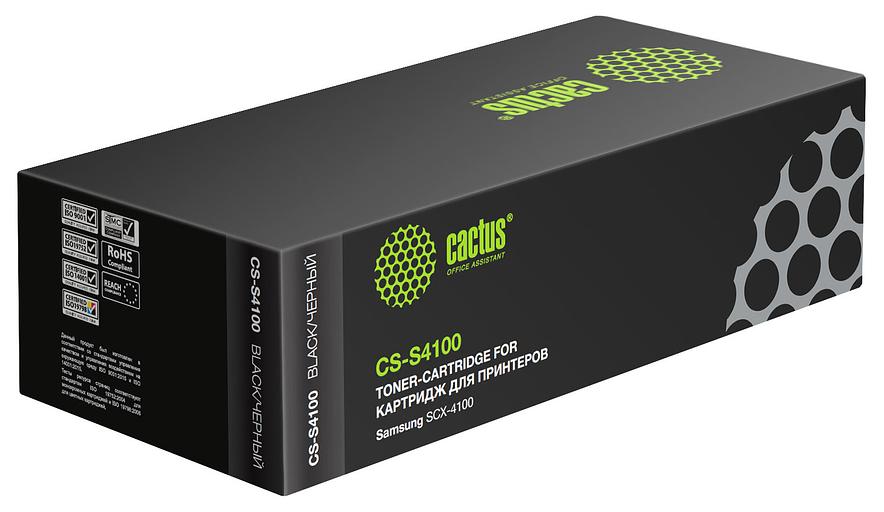 Картридж лазерный Cactus CS-S4100 SCX-4100D3 черный (3000стр.) для Samsung SCX-4100 фото 1