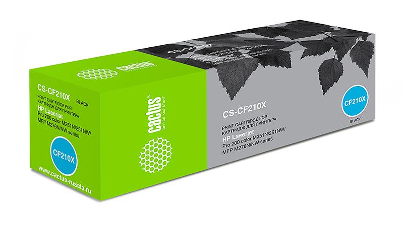 Картридж лазерный Cactus CS-CF210X CF210X черный (2400стр.) для HP LJ Pro M251/M276 фото 1