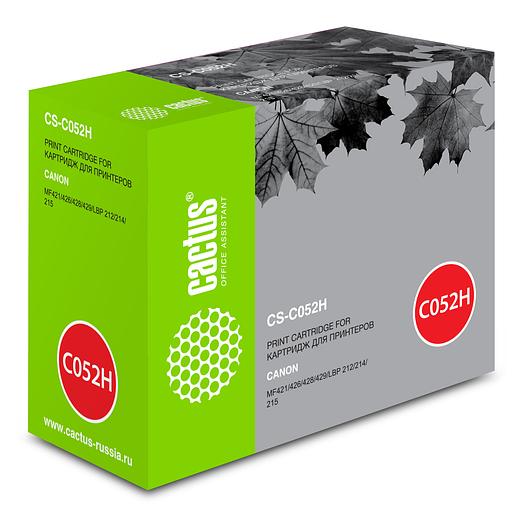 Картридж лазерный Cactus CS-C052H 052H черный (9200стр.) для Canon MF421/426/428/429/LBP 212/214/215 фото 1