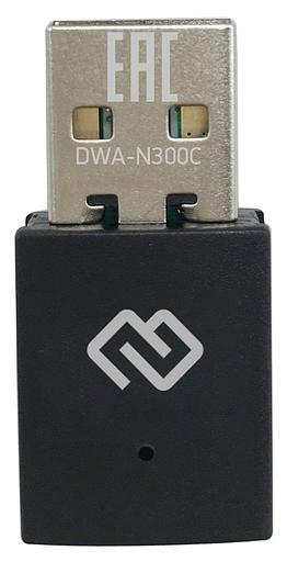Сетевой адаптер WiFi Digma DWA-N300C USB 2.0 фото 1