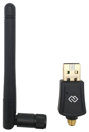 Сетевой адаптер WiFi Digma DWA-AC600E USB 2.0 фото 1