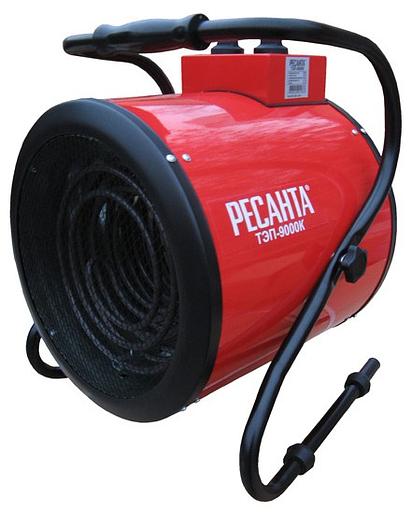 Тепловая пушка электрическая Ресанта ТЭП-9000К 9000Вт красный фото 1