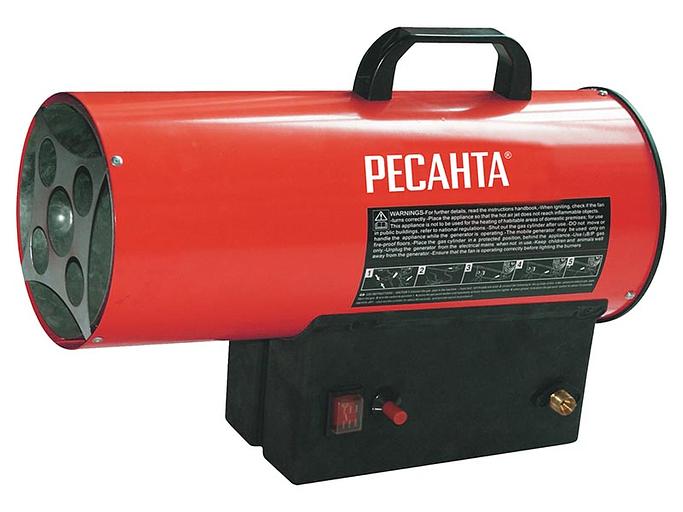 Тепловая пушка газовая Ресанта ТГП-10000 10000Вт красный фото 1