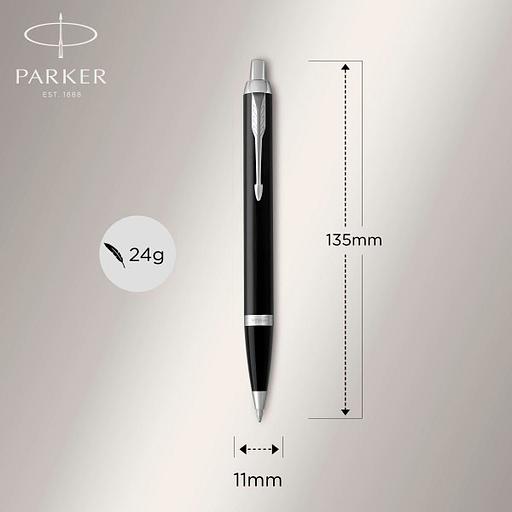 Ручка шариков. Parker IM Core K321 (CW1931665) Black CT M син. черн. подар.кор. фото 3