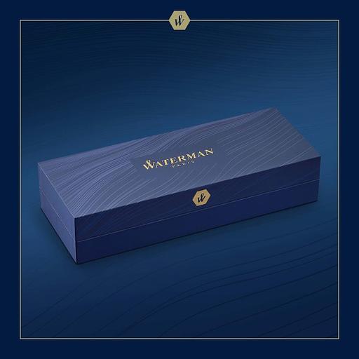 Ручка перьев. Waterman Hemisphere L`Essence du Bleu (CW2166467) LaqBlue CT F сталь нержавеющая подар.кор. фото 9