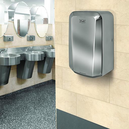 Сушилка для рук Puff 8995 1250Вт хром фото 5