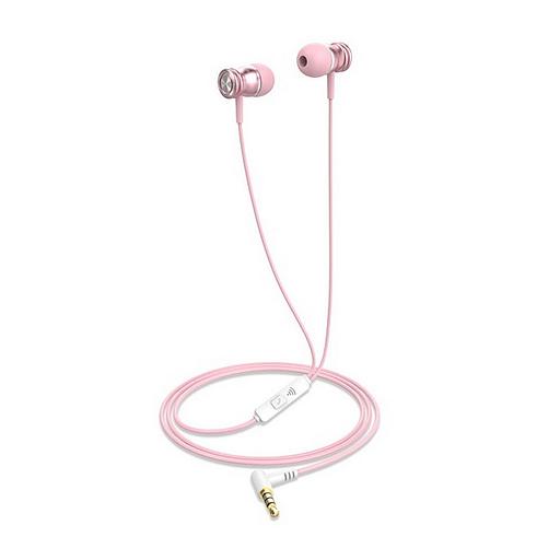 Проводные наушники Havit Wired earphone E303P Pink фото 2