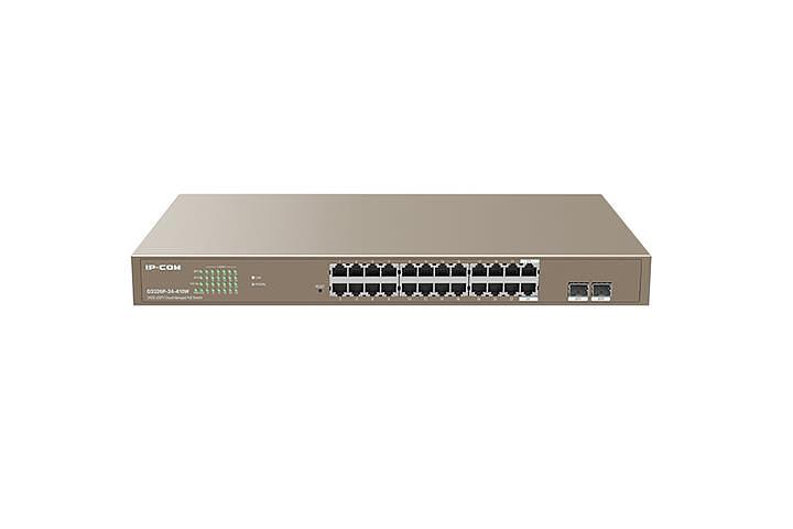 Коммутатор 24PORT 2SFP POE G3326P-24-410W IP-COM TENDA фото 1