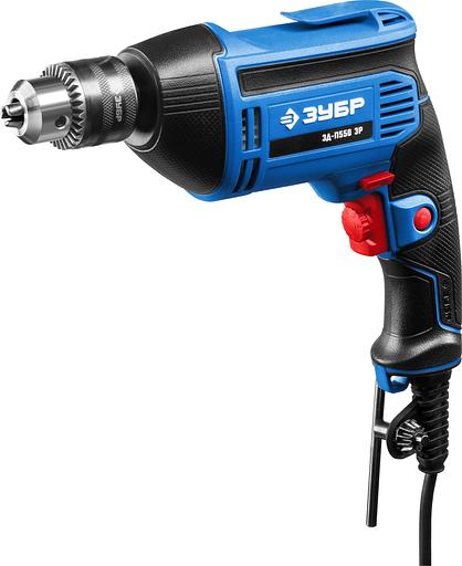 Дрель безударная Зубр ЗД-П550 ЭР 550Вт ключевой реверс фото 1