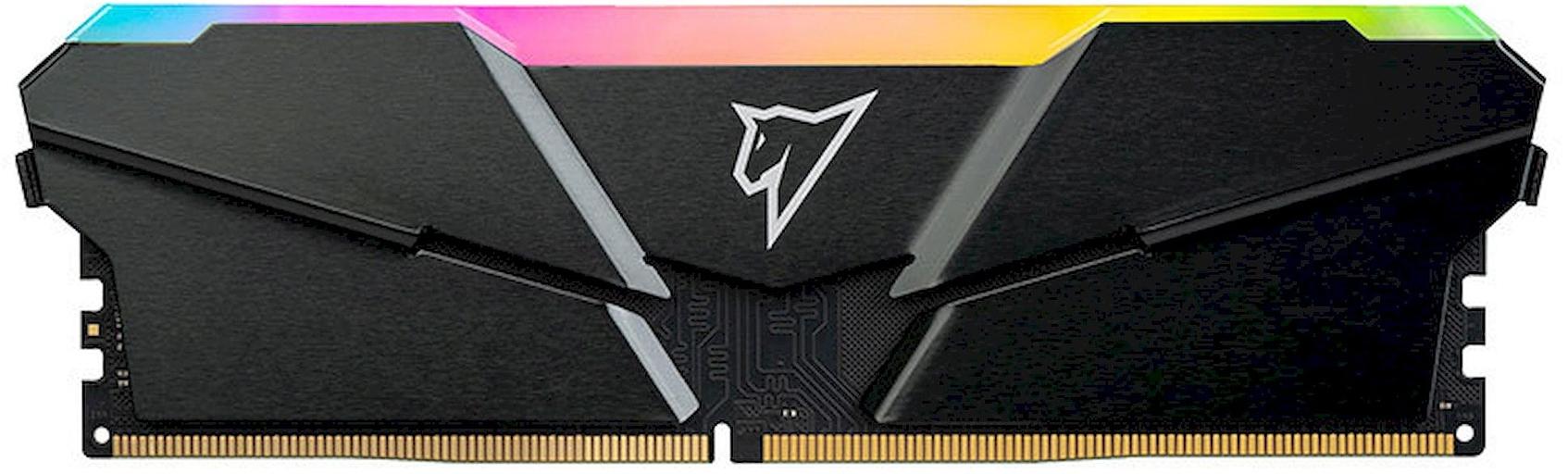 Модуль памяти Netac Shadow RGB DDR4-2666 16GB (8GB x 2) C19 Grey, 19-19-19-43, 1.2V, RGB Радиатор. фото 1