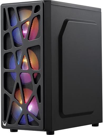 Корпус Formula MANA черный без БП ATX 3x120mm 2xUSB2.0 1xUSB3.0 audio bott PSU фото 2