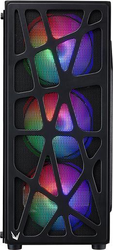 Корпус Formula MANA черный без БП ATX 3x120mm 2xUSB2.0 1xUSB3.0 audio bott PSU фото 4