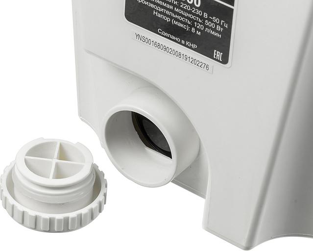 Насос фекальный Вихрь КН-500 500Вт 120л/час (68/9/2) фото 9