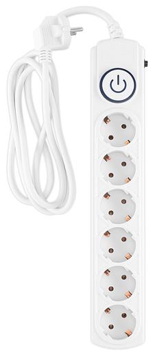 Сетевой фильтр Ippon BK-6-EU-1.8-10-W 1.8м (6 розеток) белый (коробка) фото 2