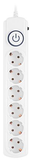 Сетевой фильтр Ippon BK-6-EU-1.8-10-W 1.8м (6 розеток) белый (коробка) фото 4