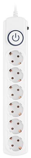 Сетевой фильтр Ippon BK-6-EU-3-10-W 3м (6 розеток) белый (коробка) фото 4