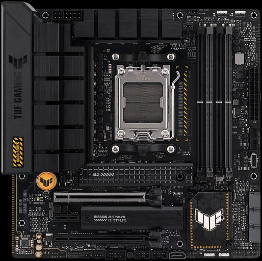 Материнская плата ASUS TUF GAMING B650M-PLUS, Socket AM5, B650, 4*DDR5, HDMI+DP, 4xSATA3 + RAID, M2, Audio, Gb LAN, USB 3.2, USB 2.0, mATX; 90MB1BF0-M0EAY0 (TUF GAMING B650M-PLUS) фото 1