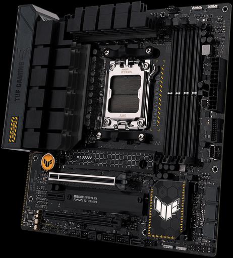 Материнская плата ASUS TUF GAMING B650M-PLUS, Socket AM5, B650, 4*DDR5, HDMI+DP, 4xSATA3 + RAID, M2, Audio, Gb LAN, USB 3.2, USB 2.0, mATX; 90MB1BF0-M0EAY0 (TUF GAMING B650M-PLUS) фото 3
