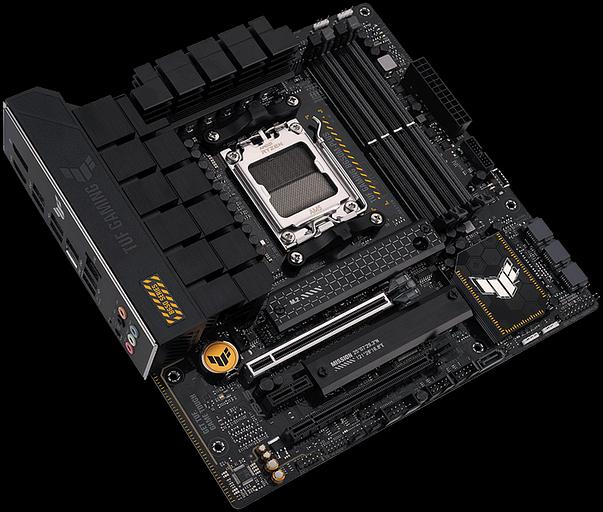 Материнская плата ASUS TUF GAMING B650M-PLUS, Socket AM5, B650, 4*DDR5, HDMI+DP, 4xSATA3 + RAID, M2, Audio, Gb LAN, USB 3.2, USB 2.0, mATX; 90MB1BF0-M0EAY0 (TUF GAMING B650M-PLUS) фото 4