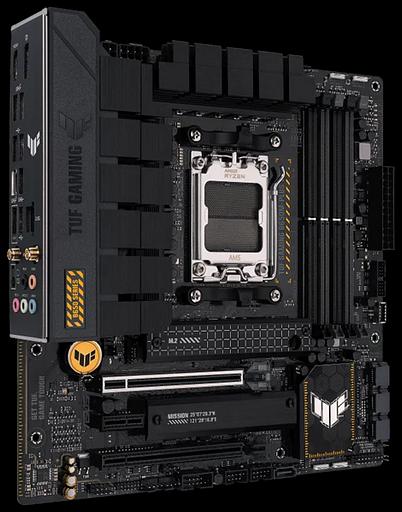 Материнская плата ASUS TUF GAMING B650M-PLUS WIFI, Socket AM5, B650, 4*DDR5, HDMI+DP, 4xSATA3 + RAID, M2, Audio, Gb LAN, USB 3.2, USB 2.0, mATX; 90MB1BF0-M0EAY0 (TUF GAMING B650M-PLUS WIFI) фото 3