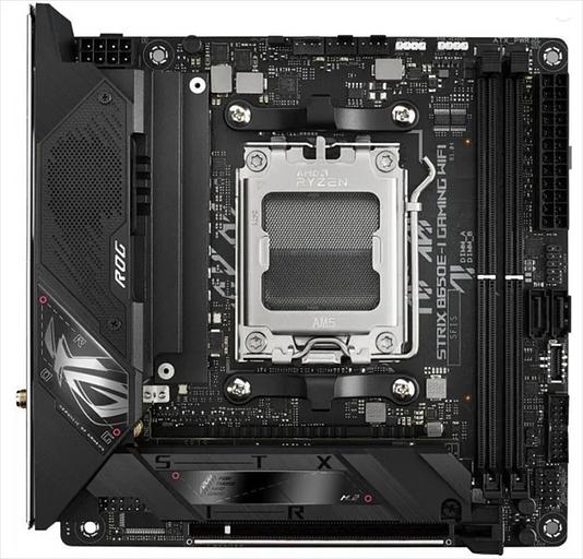 Материнская плата ASUS ROG STRIX B650E-I GAMING WIFII, Socket AM5, B650, 2*DDR5, HDMI, 2xSATA3 + RAID, M2, Audio, Gb LAN, USB 3.2, USB 2.0, mITX; 90MB1BI0-M0EAY0 (ROG STRIX B650E-I GAMING WIFI) фото 1