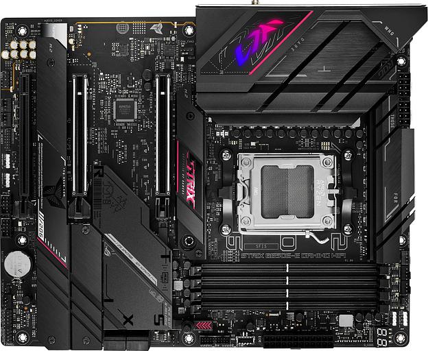 Материнская плата ASUS ROG STRIX B650E-E GAMING WIFI, Socket AM5, B650, 4*DDR5, HDMI+DP, 4xSATA3 + RAID, M2, Audio, Gb LAN, USB 3.2, USB 2.0, ATX; 90MB1BB0-M0EAY0 (ROG STRIX B650E-E GAMING WIFI) фото 1