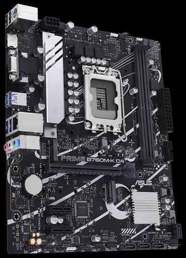 Материнская плата ASUS PRIME B760M-K D4, LGA1700, B760, 2*DDR4, HDMI+VGA, 4xSATA3 + RAID, M2, Audio, Gb LAN, USB 3.2, USB 2.0, mATX; 90MB1DS0-M0EAY0 (PRIME B760M-K D4) фото 4