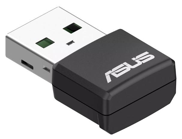 Адаптер ASUS USB-AX55 NANO // WI-FI 802.11ax/ac/a/g/n, 400 + 867 Mbps USB 3.0 Adapter + 2 антенны; 90IG06X0-MO0B00 (USB-AX55 NANO) фото 1