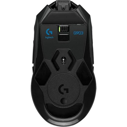 Мышь игровая Logitech G903 Lightspeed Hero [910-005673] черная, 100-16000dp Hero 25K, беспроводная 2.4GHz и Bluetooth, USB приемник LIGHTSPEED™, 11 кнопок, Li-Po + USB 1,8м, под обе руки фото 4