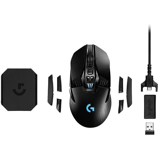 Мышь игровая Logitech G903 Lightspeed Hero [910-005673] черная, 100-16000dp Hero 25K, беспроводная 2.4GHz и Bluetooth, USB приемник LIGHTSPEED™, 11 кнопок, Li-Po + USB 1,8м, под обе руки фото 6