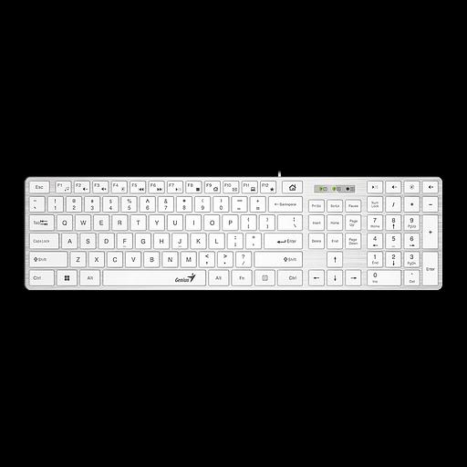 Клавиатура Genius SlimStar 126 WhiteUSB (Only Laser) фото 1