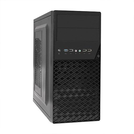 Корпус Minitower ExeGate BA-203U-AA500 (mATX, БП AA500 с вент. 8см, 3*USB+1*USB3.0, аудио, черный) фото 1