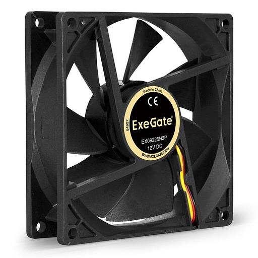 Вентилятор ExeGate EX09225H3P 92x92x25 мм, Hydraulic bearing (гидродинамический), 3pin, 2000RPM, 23dBA фото 2